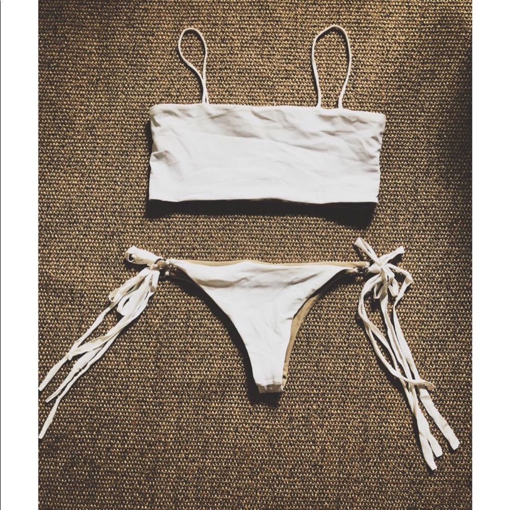 Bikini white two piece